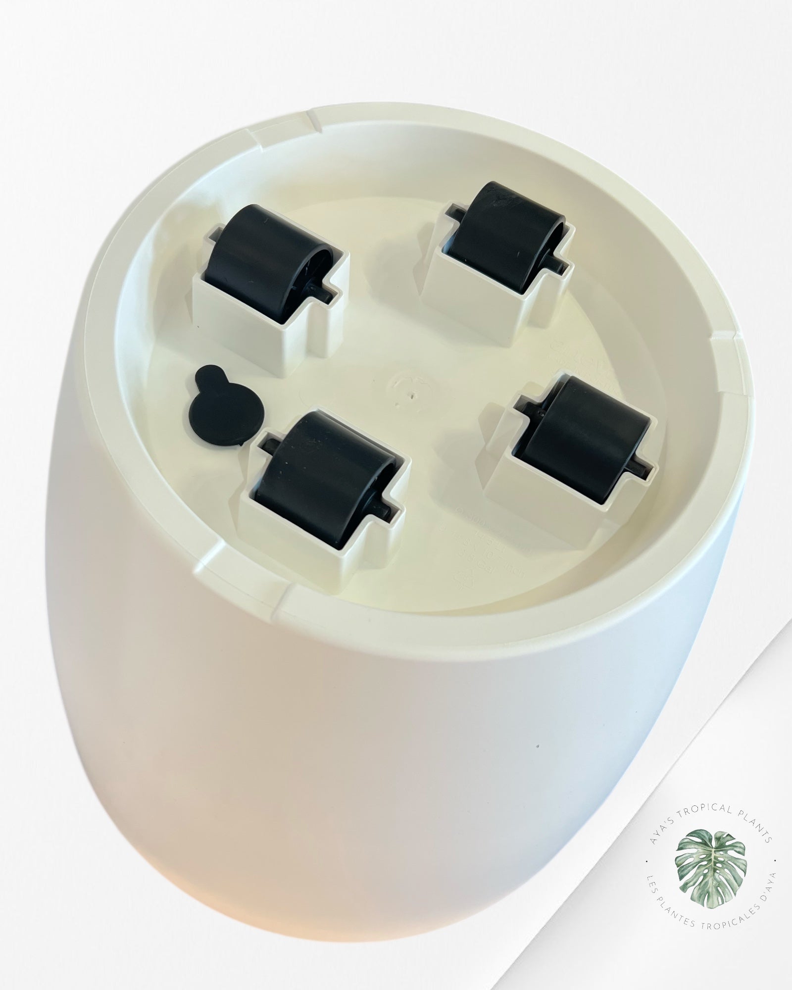Plant pot (cache pot) 30cm white mate