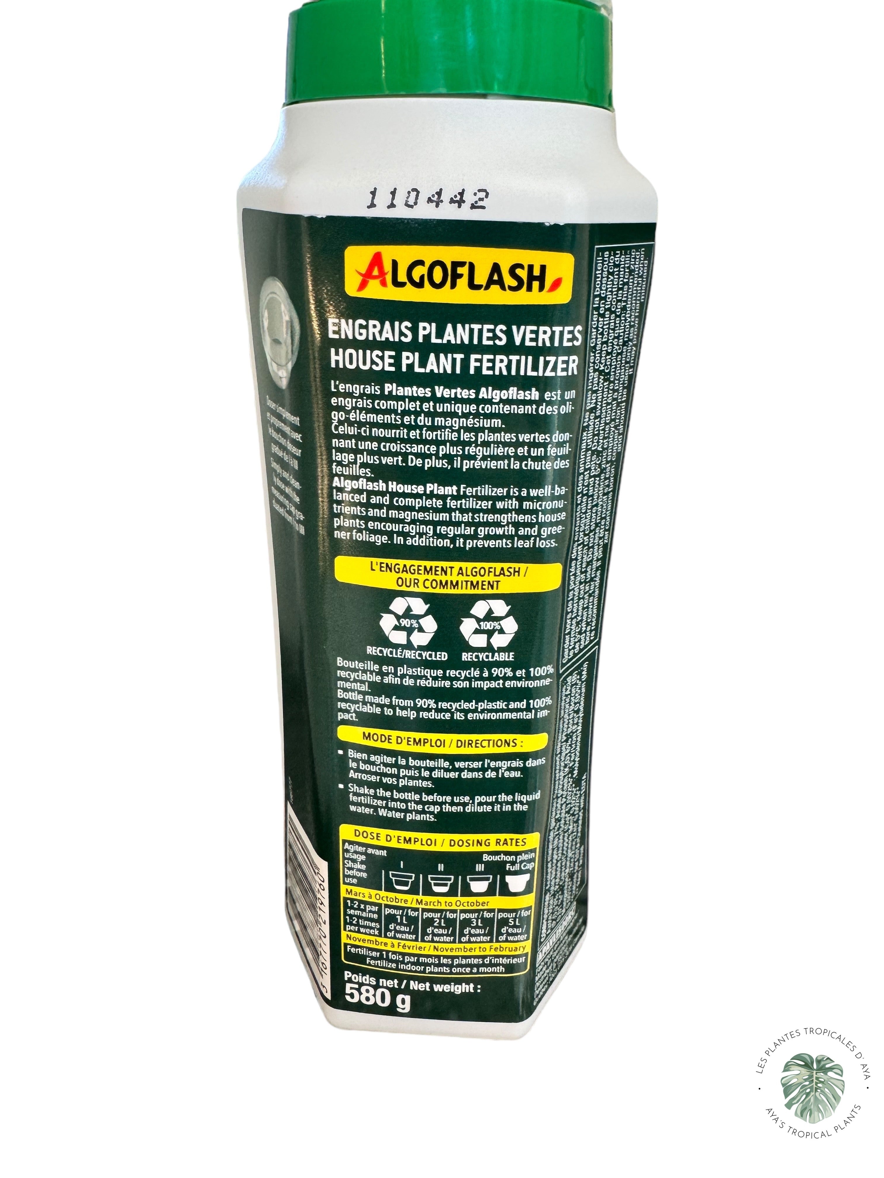 Algoflash - house plant fertilizer